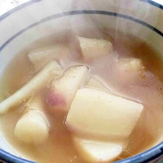 野沢菜のかぶのスープ